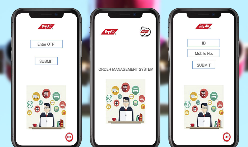 order management system driver app developed by ajath infotech