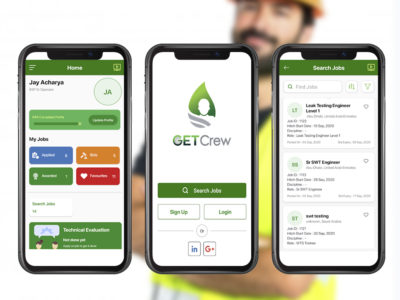 getcrew app developed by ajath infotech