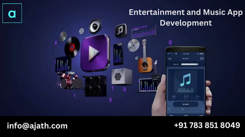 Entertainment & Music App Development Services